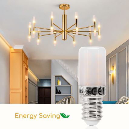 LED kylskåpsglödlampa T18 E14/3,5W/230V 3000K - Aigostar