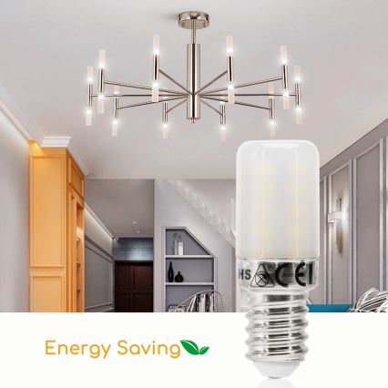 LED kylskåpsglödlampa T18 E14/3,5W/230V 6500K - Aigostar