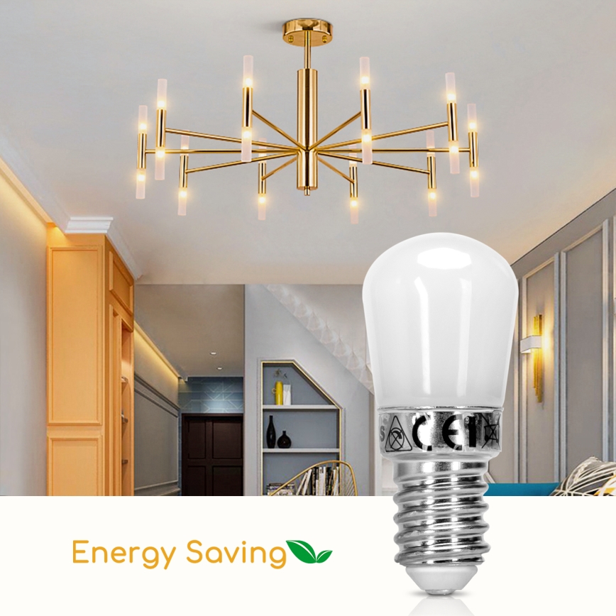 LED kylskåpsglödlampa T22 E14/2W/230V 3000K - Aigostar