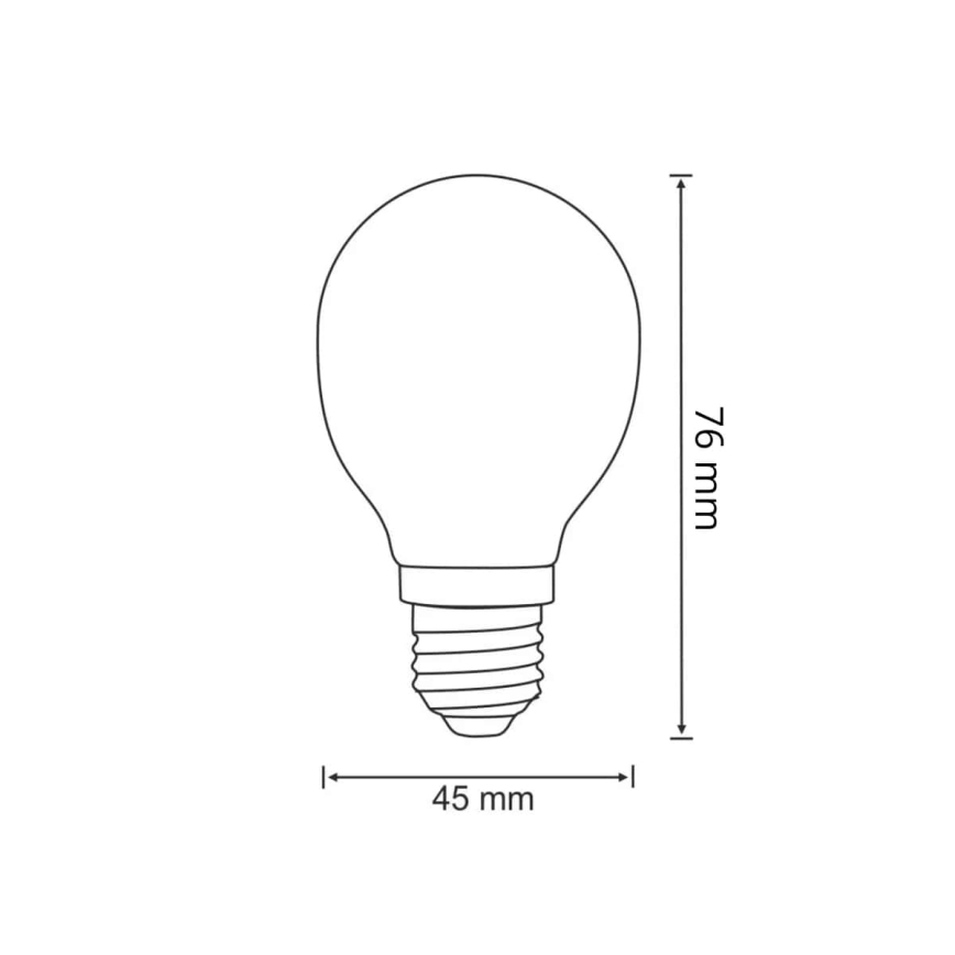 LED-lampa 1xE27/2.5W/230V 3000K