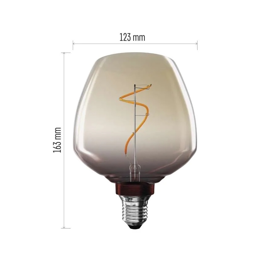 LED-lampa DECO VINTAGE S123 E27/4W/230V 1800K