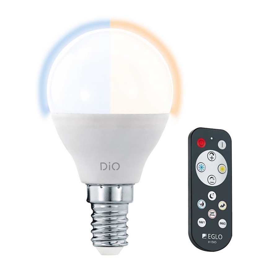 LED-lampa E14/5W/230V 2,700K-6,500K + Fjärrstyrd - Eglo 11805