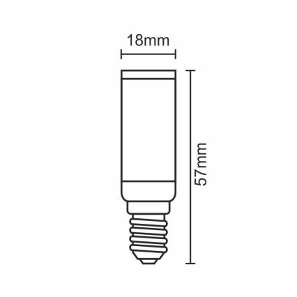 LED-lampa E14/5W/230V 4000K
