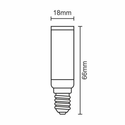LED-lampa E14/7W/230V 2700K