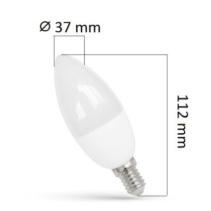 LED-lampa E14/8W/230V 3,000 K