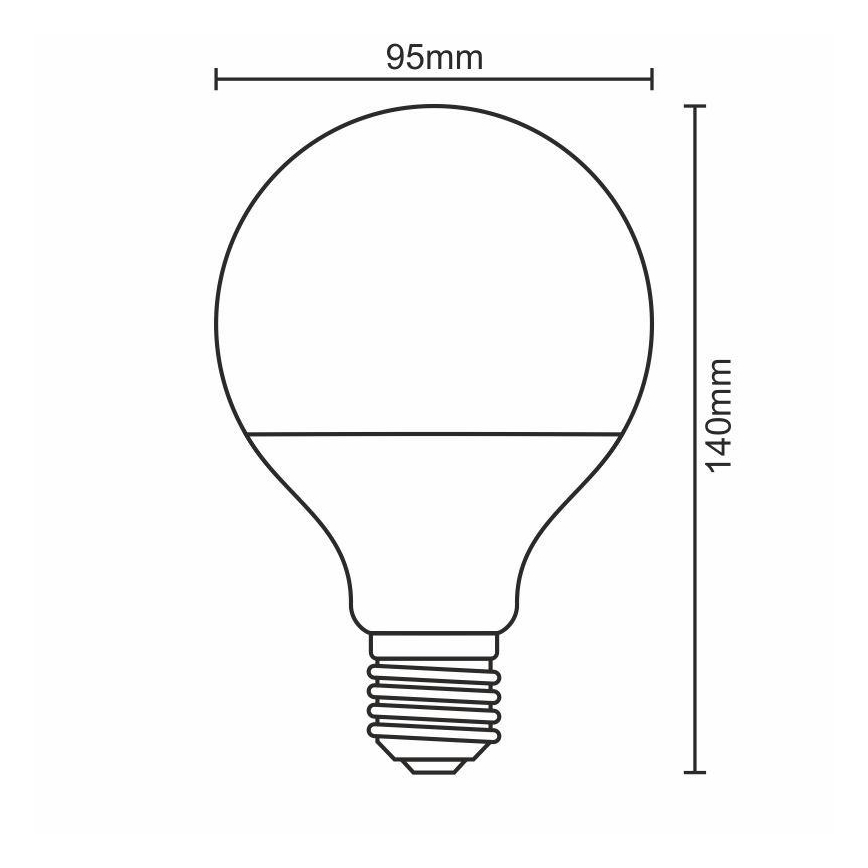 LED-lampa E27/18W/165-265V 3000K