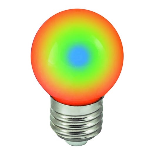 LED-lampa E27/1W/230V RGB
