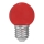 LED-lampa E27/1W/230V röd 5500-6500K