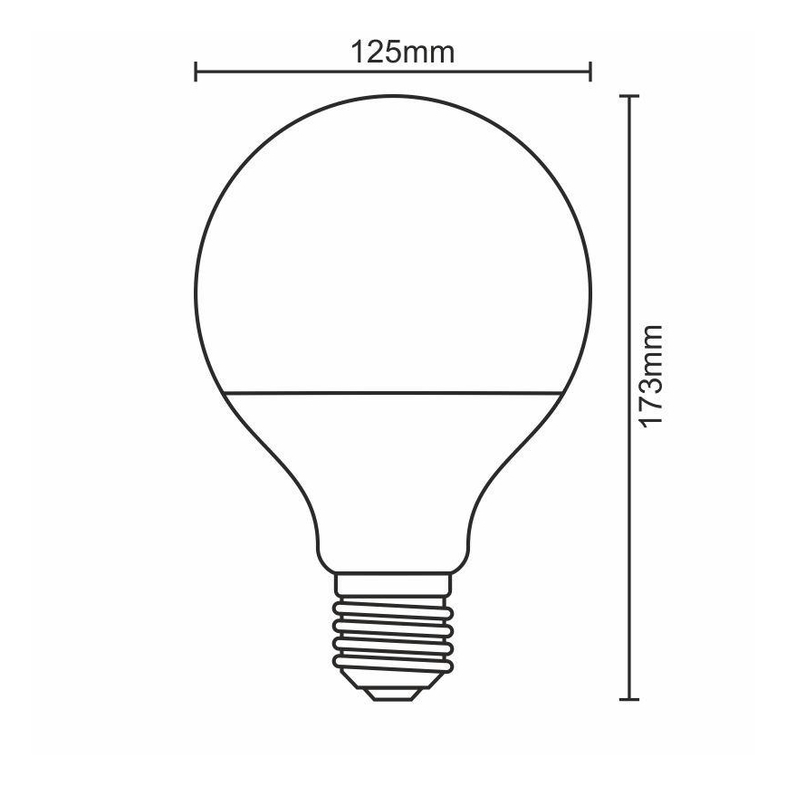 LED-lampa E27/20W/165-265V 3000K