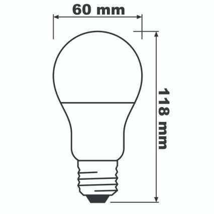 LED-lampa ECO E27/13W/230V 4000K 1521lm