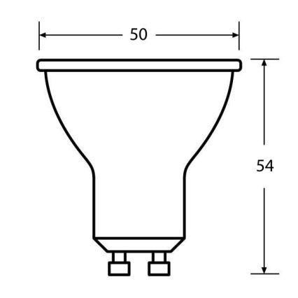 LED-lampa ECO GU10/5W/230V 2700K 350lm