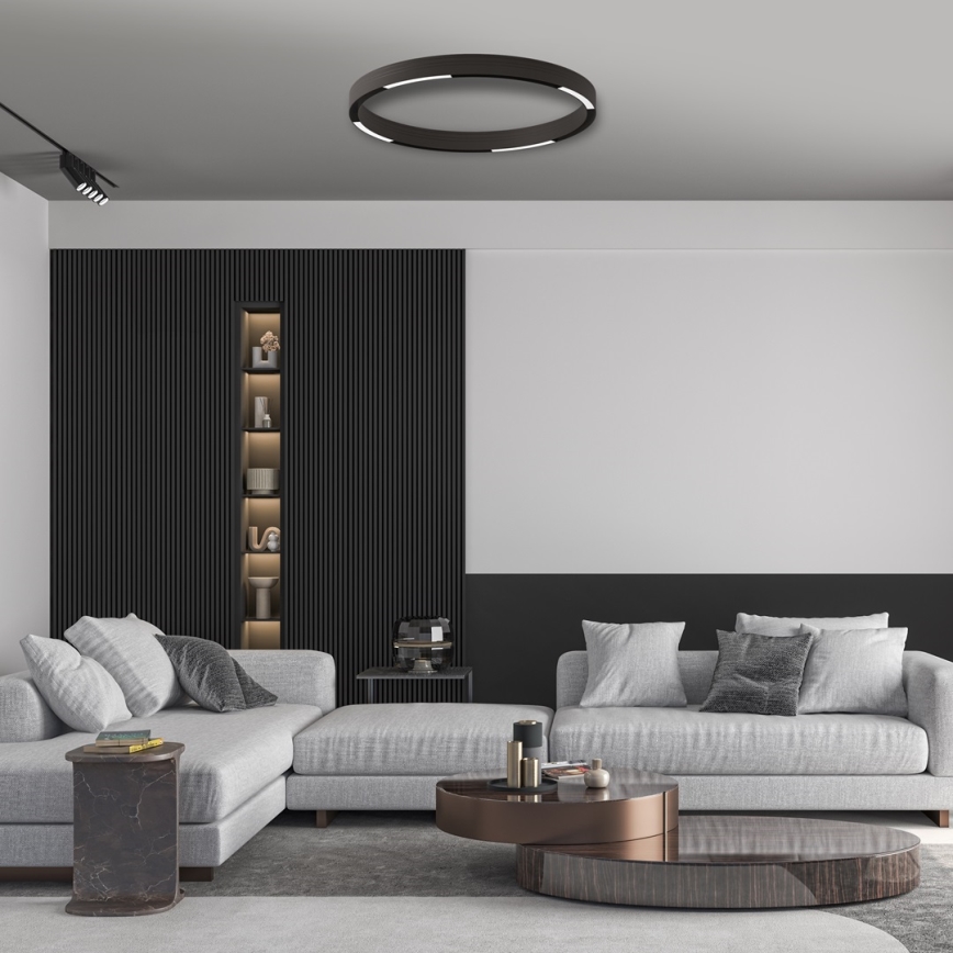 LED-lampa För skensystem MAGNETIC TRACK LED/10W/48V 3000K svart