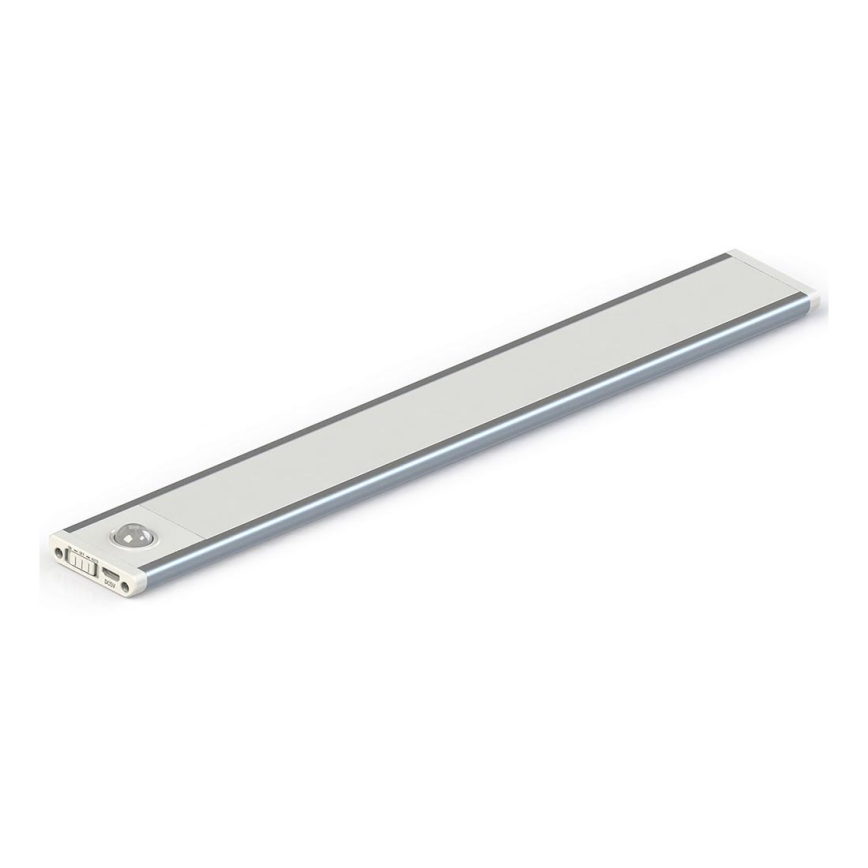 LED lampa för undersidan av köksskåp CABINET-4 med PIR sensor LED/1,5W/230V 1100mAh 4000K