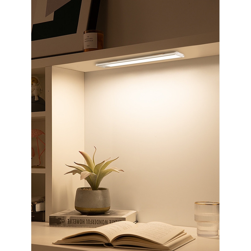 LED lampa för undersidan av köksskåp CABINET-4 med PIR sensor LED/1,5W/230V 1100mAh 4000K