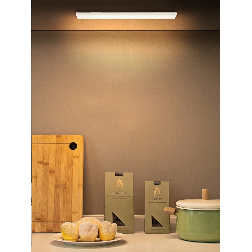 LED lampa för undersidan av köksskåp CABINET-4 med PIR sensor LED/1,5W/230V 1100mAh 4000K