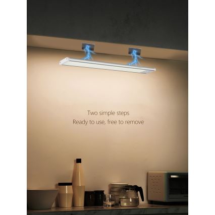 LED lampa för undersidan av köksskåp CABINET-4 med PIR sensor LED/1,5W/230V 1100mAh 4000K
