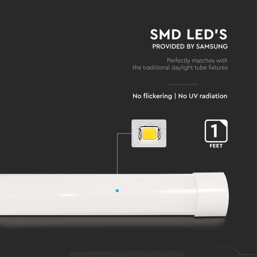 LED lampa för undersidan av köksskåp LED/10W/230V 6500K 30 cm