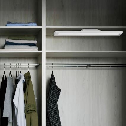 LED Under kök cabinet beröring magnetic belysning LED/2,5W/5V USB 2700/4000/6500K 1200 mAh 35 cm vit
