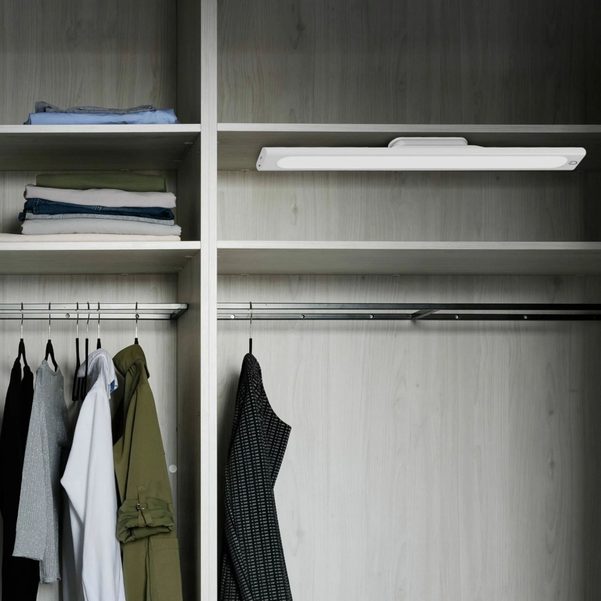 LED Under kök cabinet beröring magnetic belysning LED/2,5W/5V USB 2700/4000/6500K 1200 mAh 35 cm vit