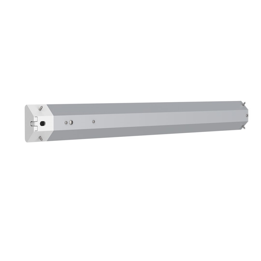LED lampa för undersidan av köksskåp med lådor och USB portar LED/18W/230V 4000K silver