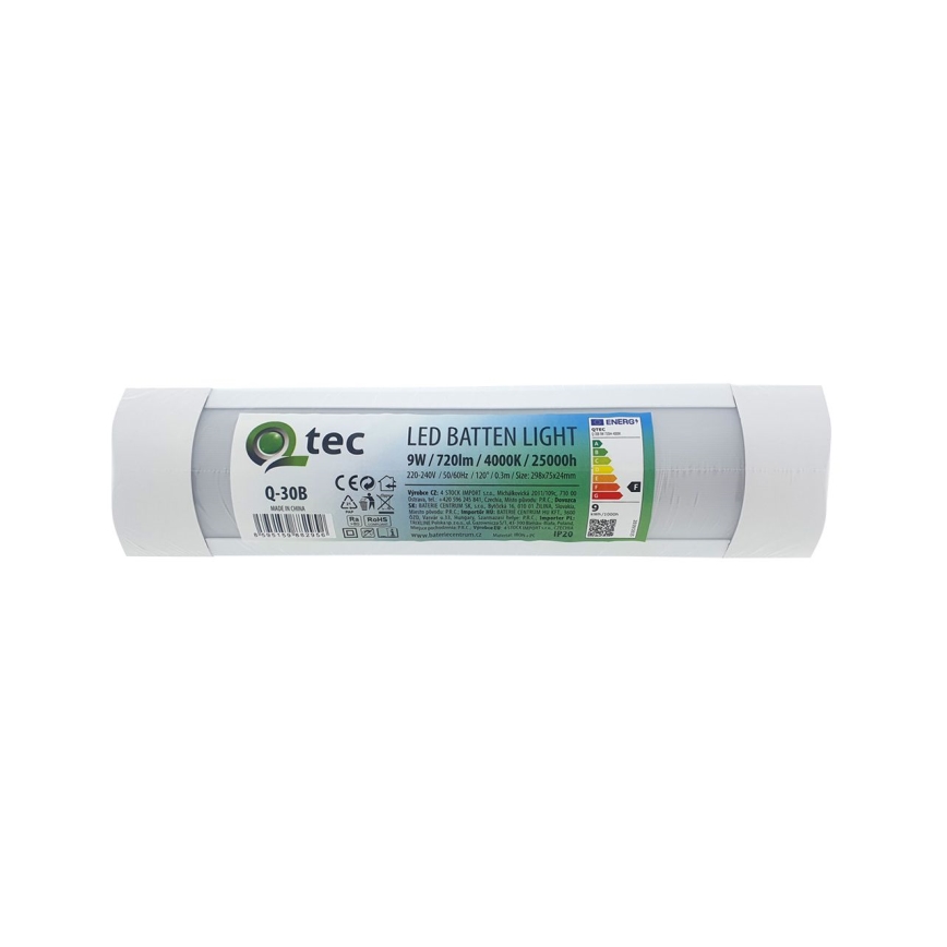 LED lampa för undersidan av köksskåp QTEC LED/9W/230V 30 cm vit