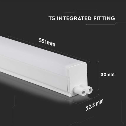 LED lampa för undersidan av köksskåp SAMSUNG CHIP LED/7W/230V 4000K 55 cm
