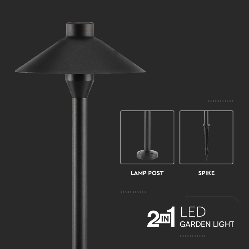 LED-lampa för utomhusbruk 2i1 LED/7W/230V IP65 3000K