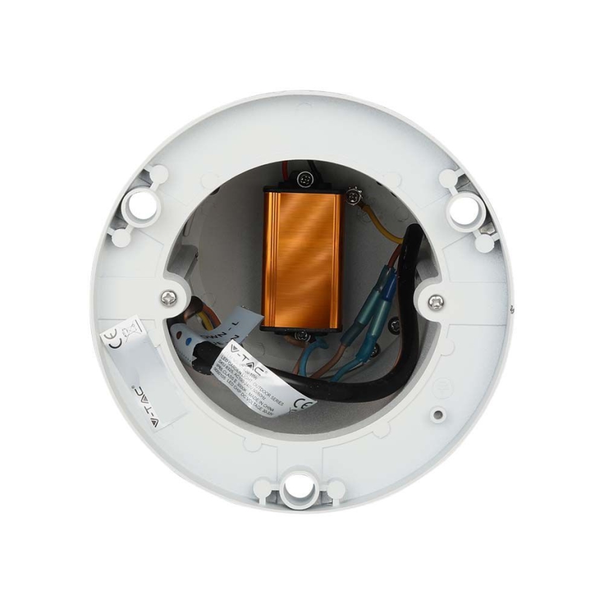 LED-lampa för utomhusbruk LED/10W/230V 80cm 4000K IP65 vit