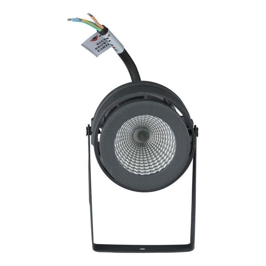 LED-lampa för utomhusbruk LED/12W/100-240V IP65 3000K grå