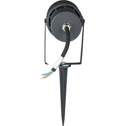 LED-lampa för utomhusbruk LED/12W/100-240V IP65 3000K grå
