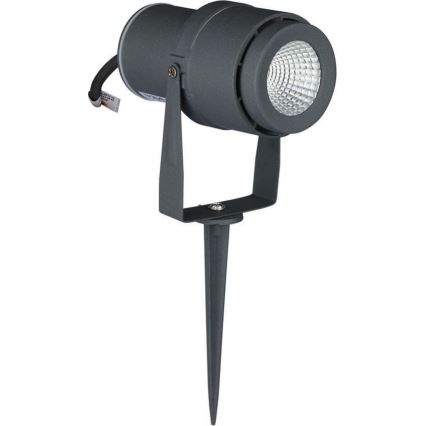 LED-lampa för utomhusbruk LED/12W/100-240V IP65 3000K grå