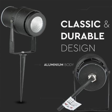 LED-lampa för utomhusbruk LED/12W/100-240V IP65 grönt ljus
