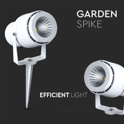 LED-lampa för utomhusbruk LED/12W/110-240V IP65 3000K vit
