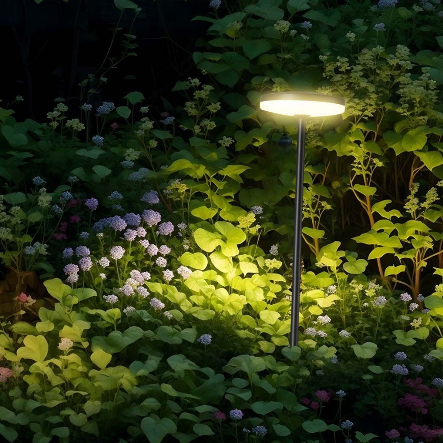 LED-lampa för utomhusbruk LED/12W/230V 3000K IP65 antracit