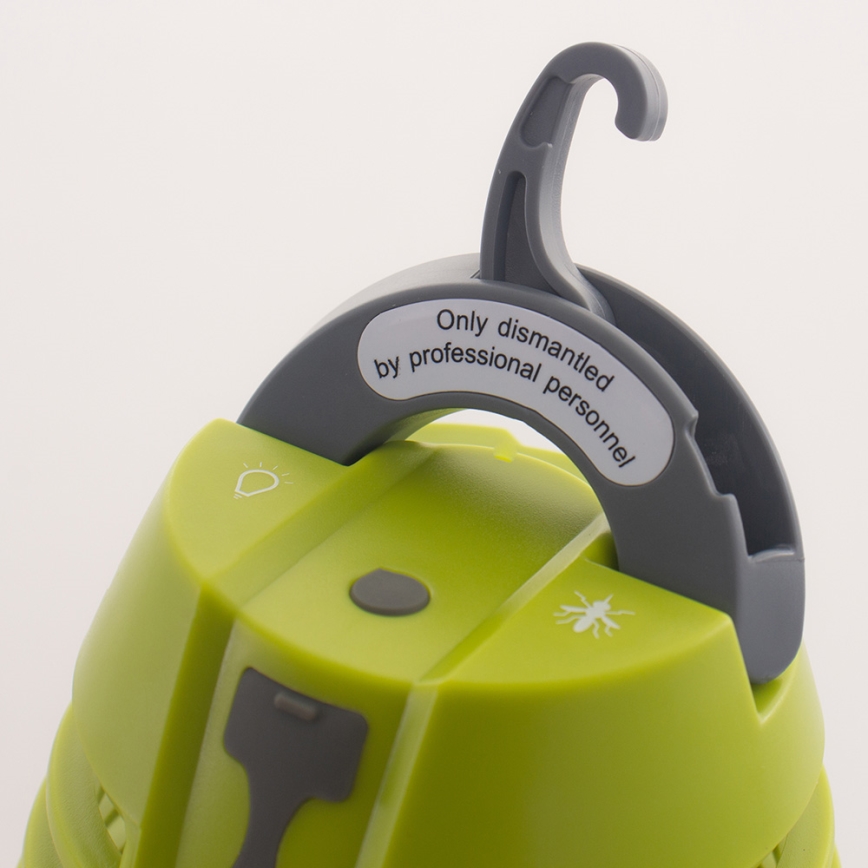 LED-lampa för utomhusbruk med en insektsfälla LED/5W/USB 1800mAh IP44