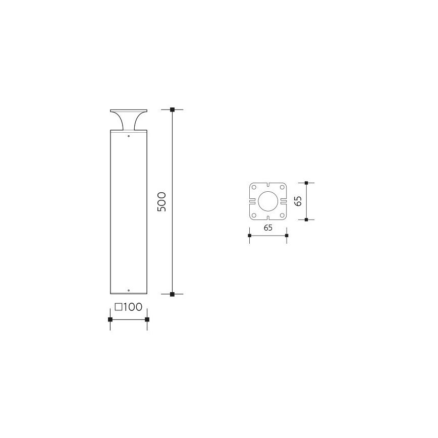 LED-lampa för utomhusbruk ORNELA LED/6W/230V 3000K IP54 brun