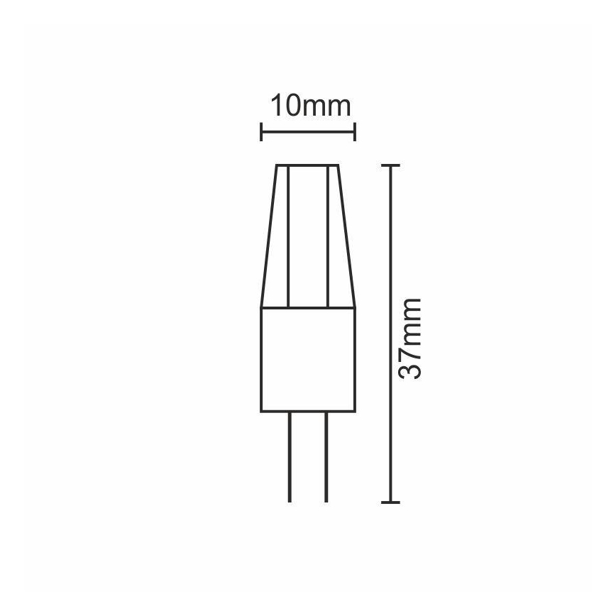 LED-lampa G4/2W/12V 2800K