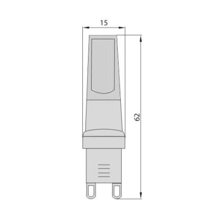 LED-lampa G9/4W/230V 3000K