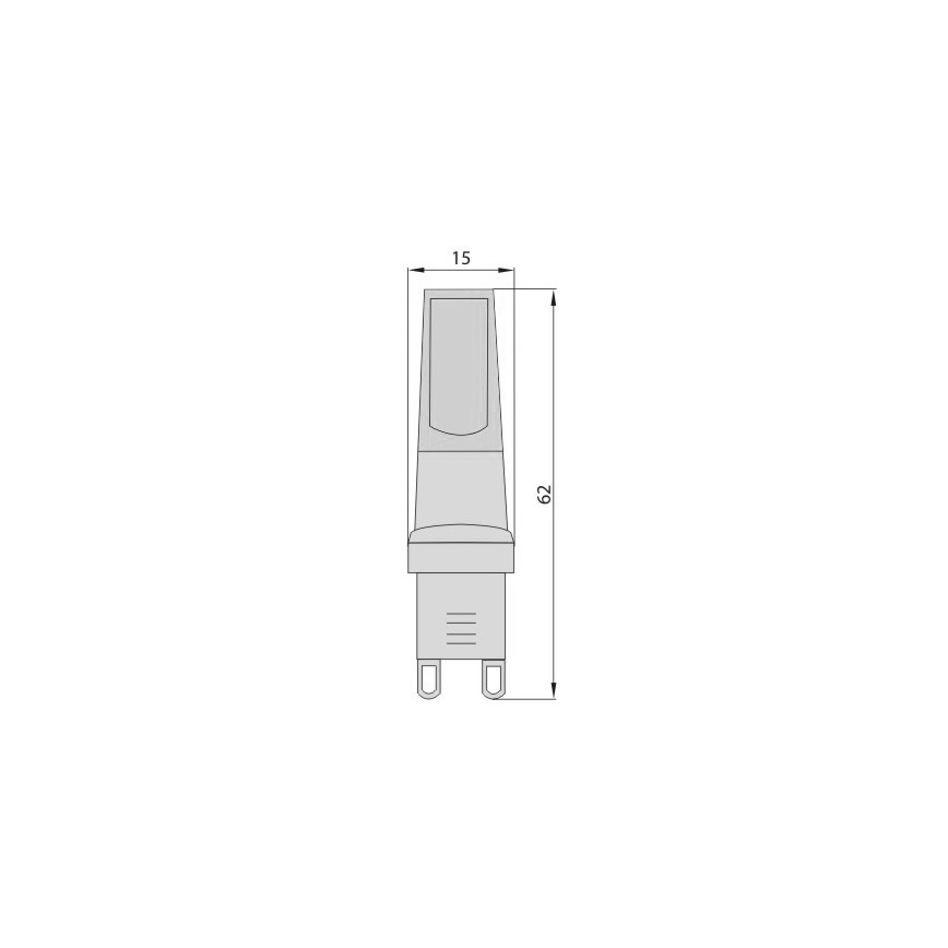 LED-lampa G9/4W/230V 3000K