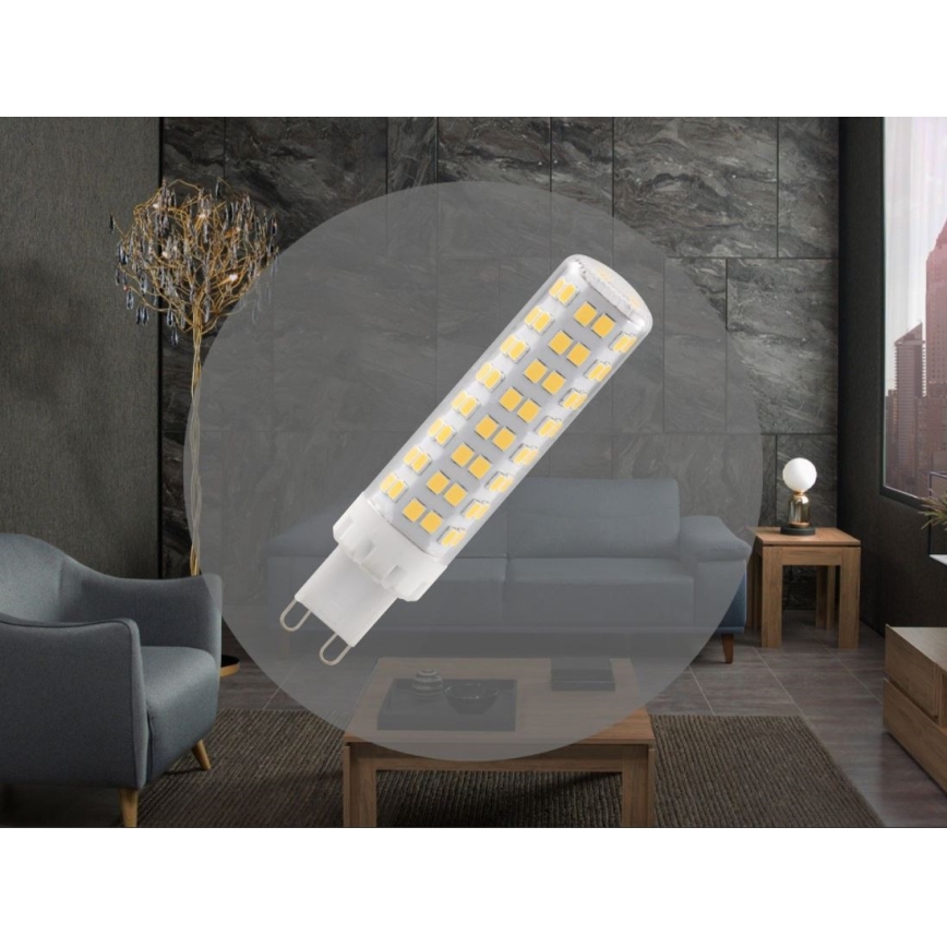 LED-lampa G9, 7,6 W, 230 V, 4000 K