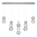 LED Lampa hängande CREMONA LED/27W/230V 3000K matt krom