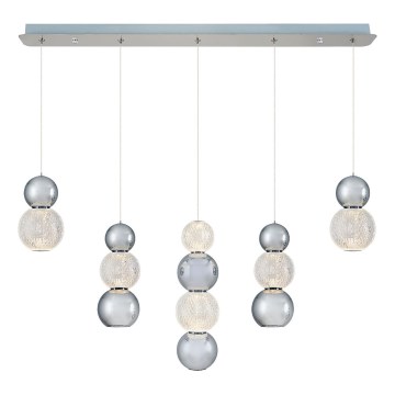 LED Lampa hängande CREMONA LED/27W/230V 3000K matt krom