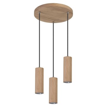 LED-lampa i kabel PIPE 3xGU10/5W/230V matt ek