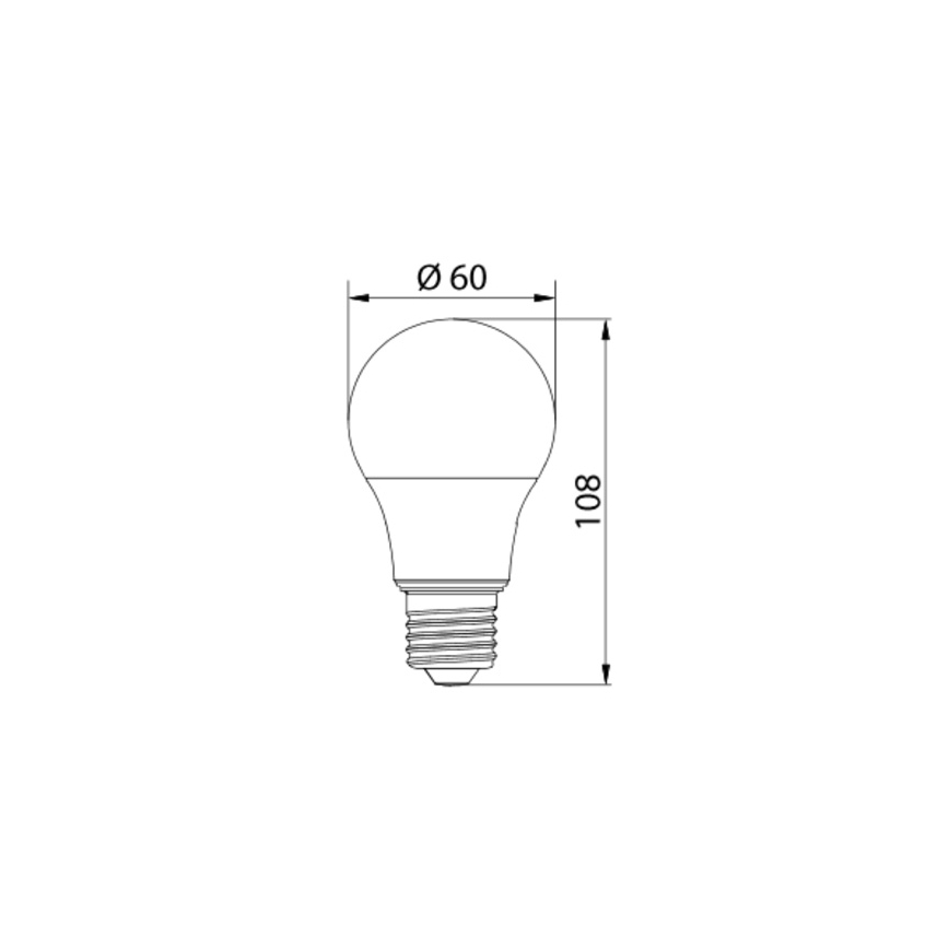 LED-lampa LED stjärna ECO E27/10W/230V 4000K