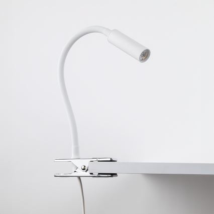 LED-lampa med klämma LAGOS 1xG9/3W/230V 4000K vit