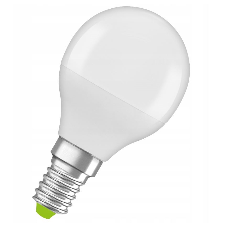 LED-lampa av återvunnen plast P45 E14/4,9W/230V 2700K - Ledvance
