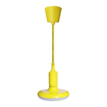 LED-lampa på kabel 1xE27/15W/230V 6000K gul