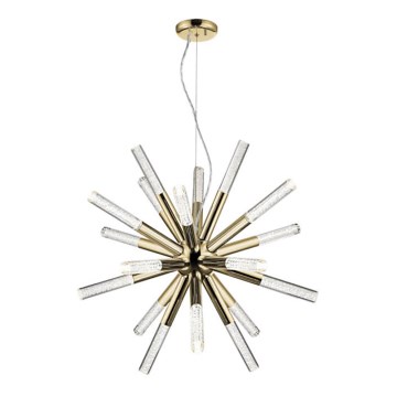 LED-lampa på kabel EIRENE 18xLED/5W/230V guld