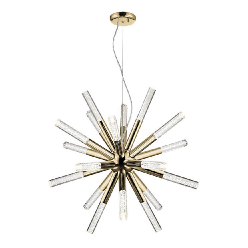LED-lampa på kabel EIRENE 18xLED/5W/230V guld