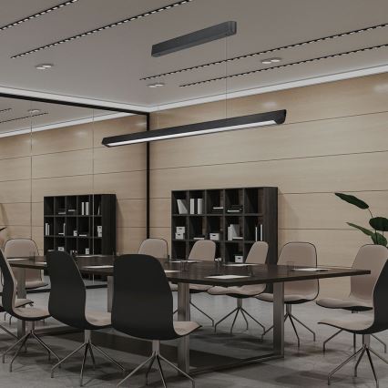 LED-lampa på kabel LED/36W/230V 3000/4000/6400K svart